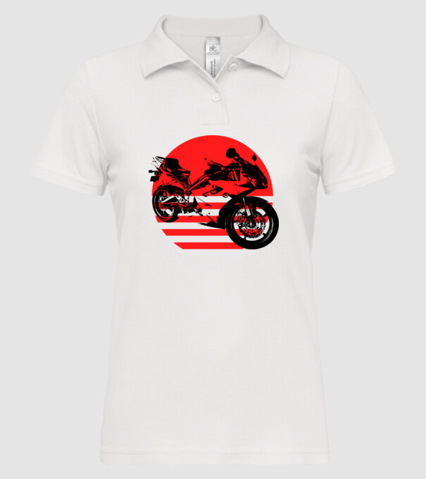Katana model alb pe tricou