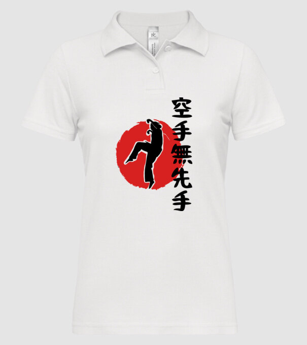 Larusso training japan model alb pe tricou