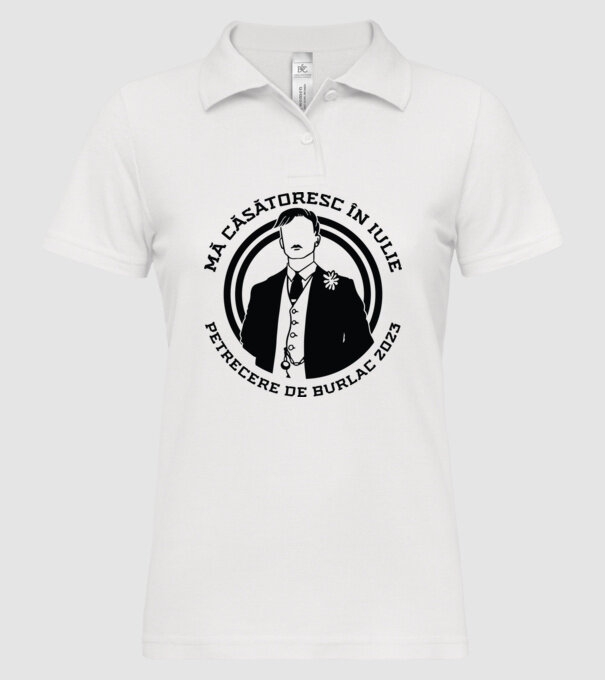 mă căsătoresc în iulie model alb pe tricou