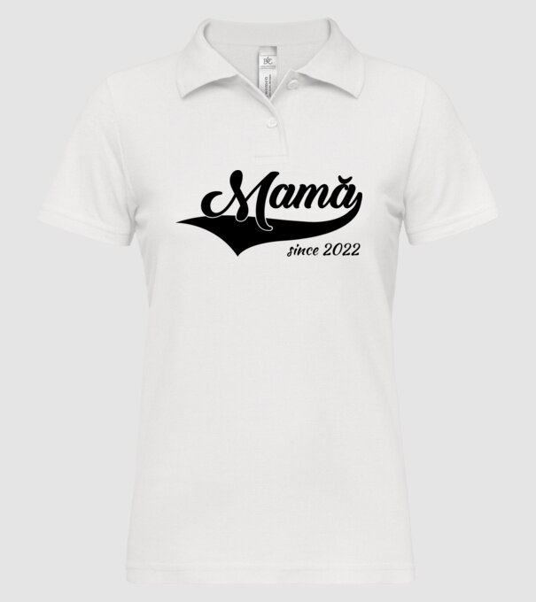 Mamă since 2022 model alb pe tricou