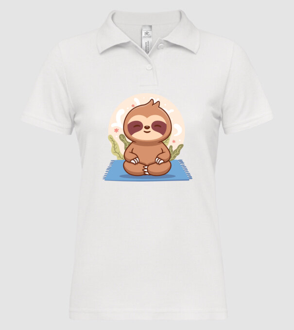 Namaste model alb pe tricou