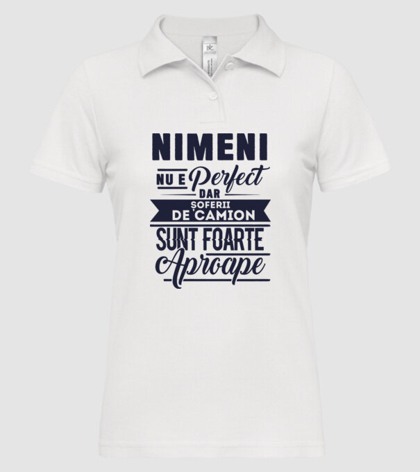 Nimeni nu e perfect, dar șoferii de camion sunt foarte aproape model alb pe tricou