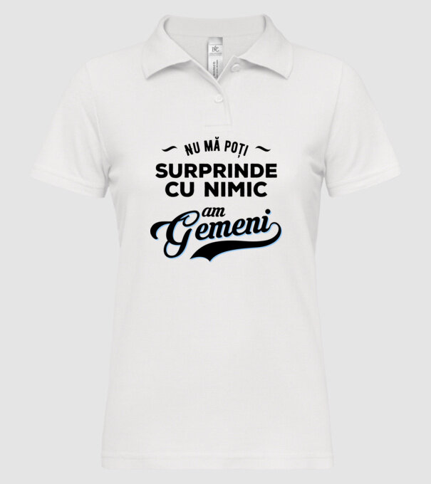 Nu mă poți surprinde cu nimic, am gemeni model alb pe tricou