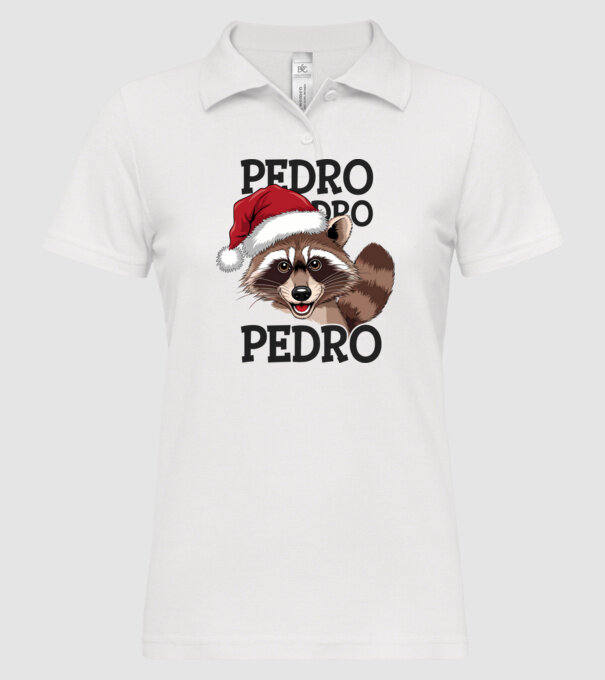 Pedro pedro xmas model alb pe tricou