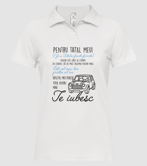 Pentru tatăl meu! O Zi a Tatălui foarte fericită! Uneori este greu să exprim în cuvinte cât de mult însemni pentru mine. Ești ce model alb pe tricou