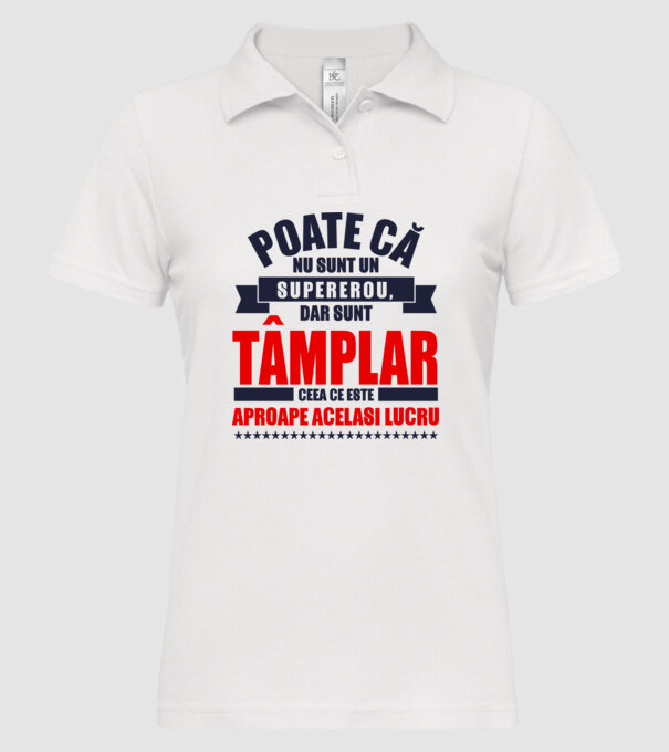 Poate că nu sunt un supererou, dar sunt tâmplar, ceea ce este aproape același lucru model alb pe tricou