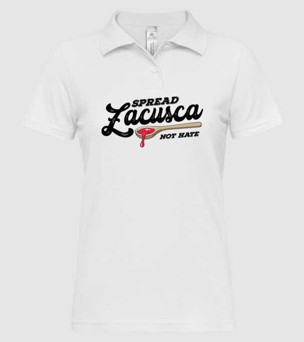 România Zacusca model alb pe tricou