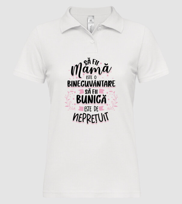 Să fii bunică este neprețuit model alb pe tricou