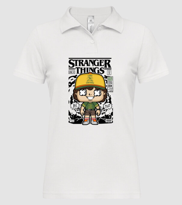 stranger things cereal model alb pe tricou