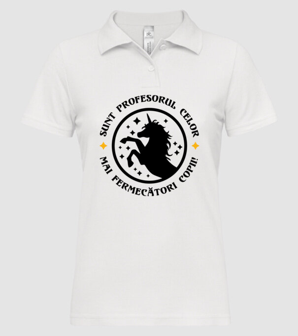 Sunt profesorul celor mai fermecători copii model alb pe tricou