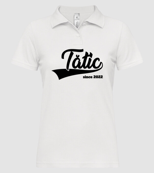 tătic since 2022 model alb pe tricou