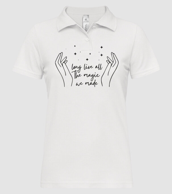Taylor Swift long live all the magic we made model alb pe tricou