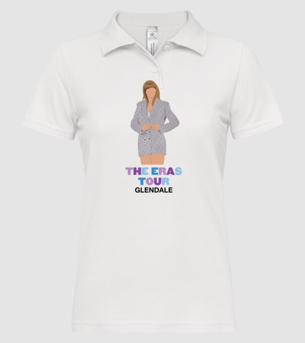Taylor Swift The Eras Tour Glendale 2 model alb pe tricou