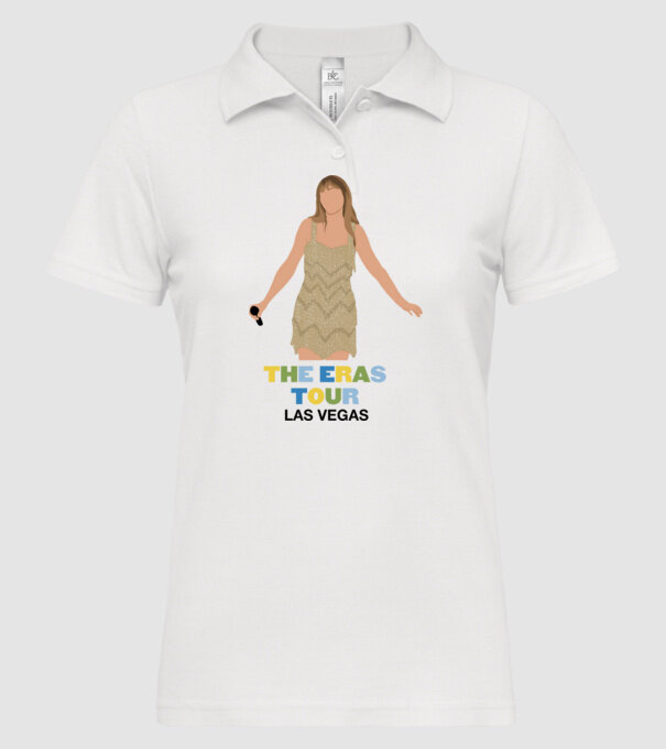 Taylor Swift The Eras Tour Las Vegas model alb pe tricou