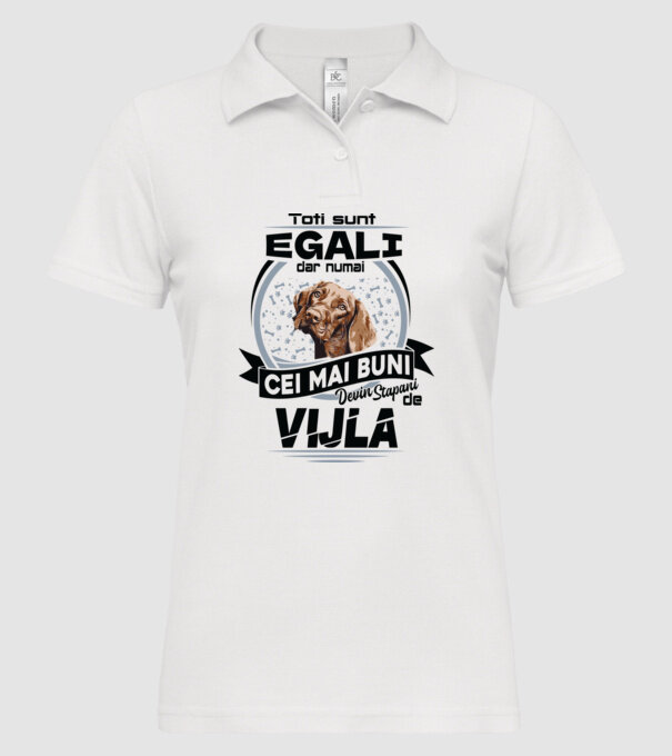 Toți sunt egali, dar numai cei mai buni devin stăpâni de vijla model alb pe tricou