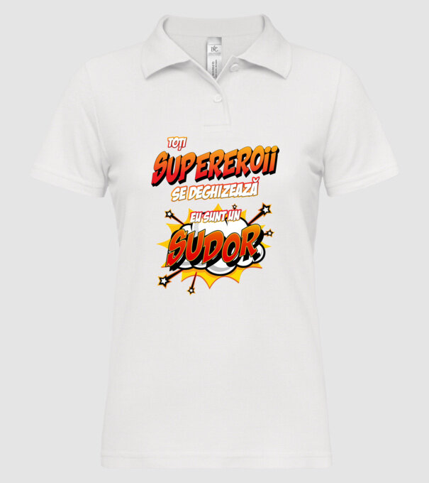 Toți supereroii se deghizează, eu sunt un sudor model alb pe tricou