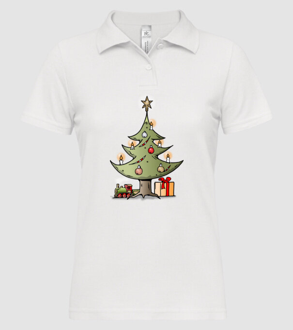 Trenuri model alb pe tricou