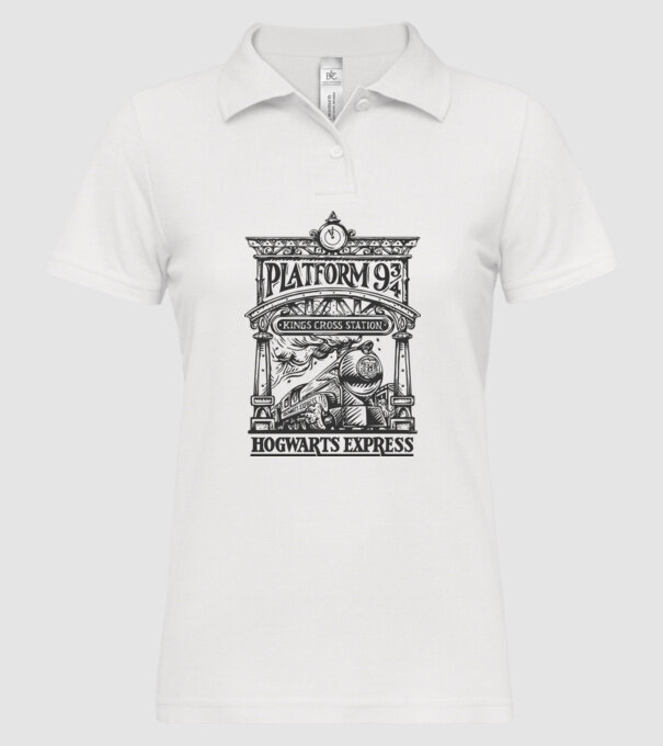 Trenuri model alb pe tricou