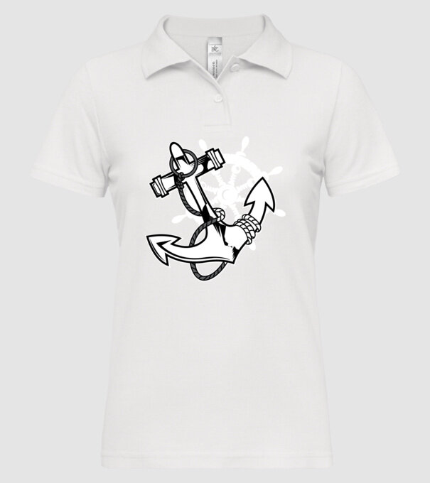 Vapoare model alb pe tricou