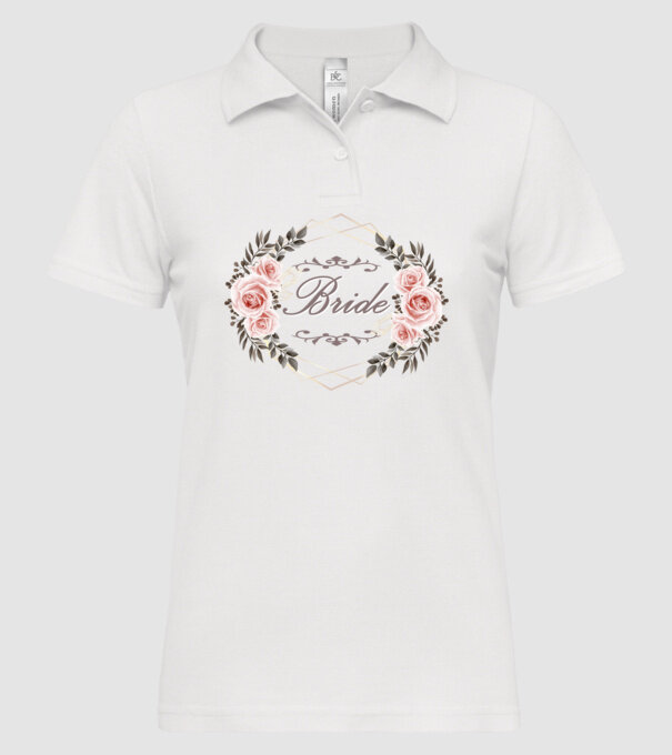 Vintage Bride model alb pe tricou