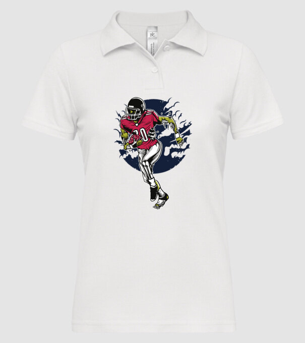 Zombie Player model alb pe tricou