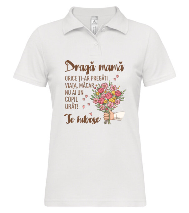  model  pe tricou