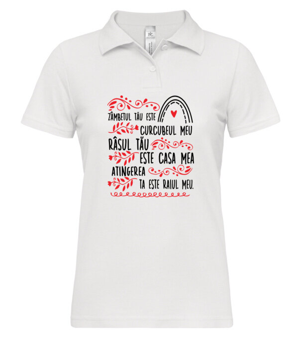  model  pe tricou