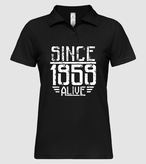 Alive since 1959 model negru pe tricou