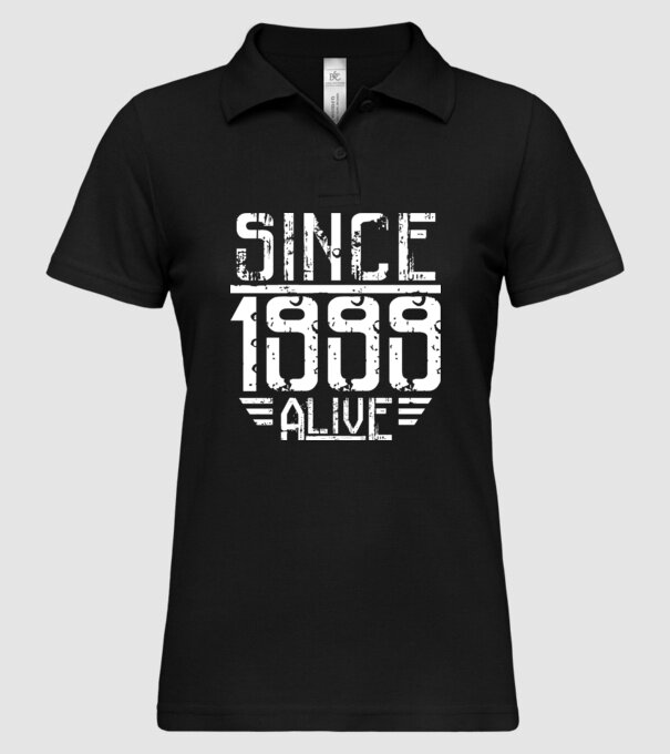 Alive since 1999 model negru pe tricou