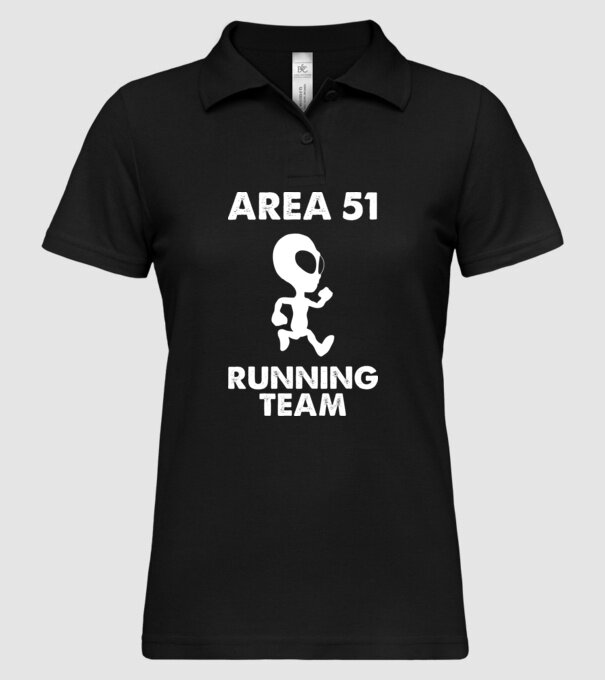 area51 running team model negru pe tricou