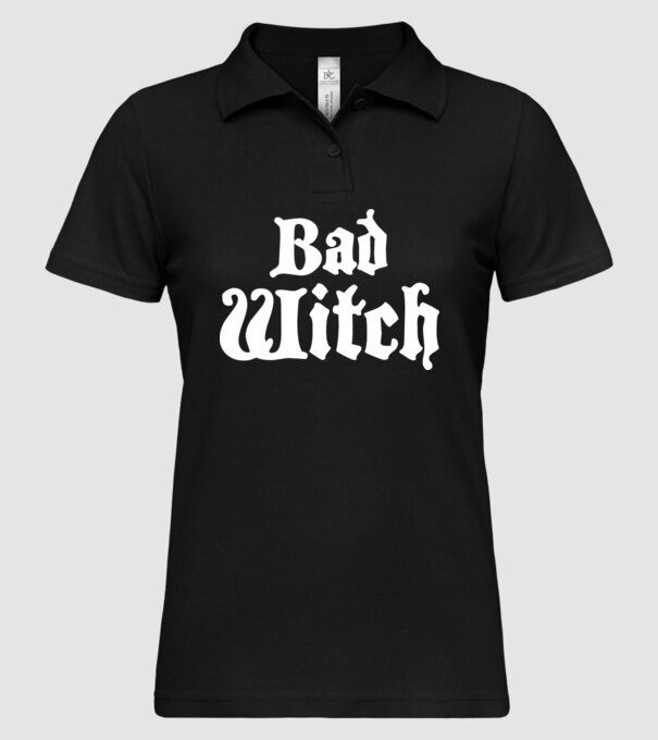 Bad Witch tricou cuplu model negru pe tricou