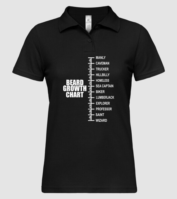 Beard scale model negru pe tricou
