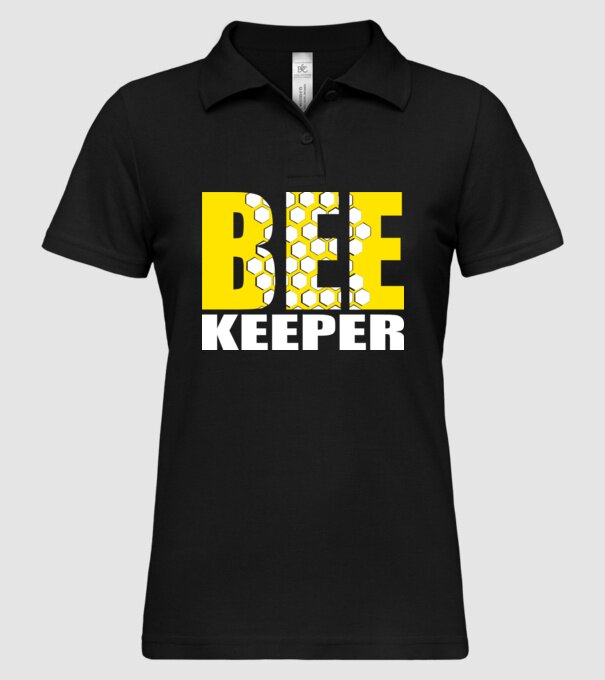 BeeKeeper model negru pe tricou