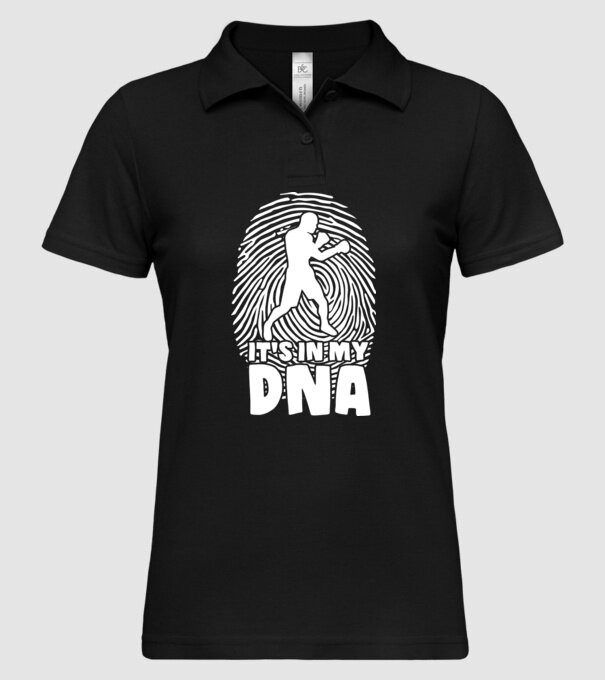 Boxer DNA model negru pe tricou