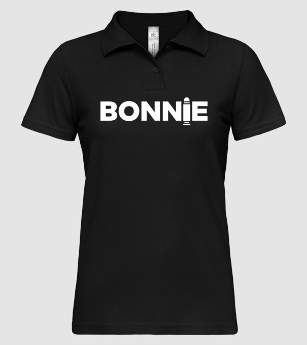 Bonnie és Clyde BONNIE model negru pe tricou