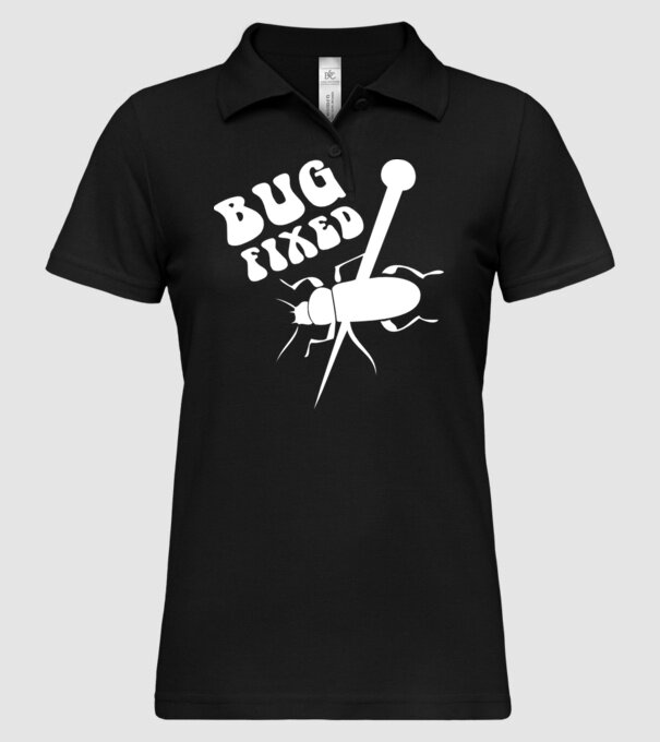 Bug fixed model negru pe tricou