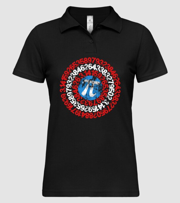 Captain PI model negru pe tricou
