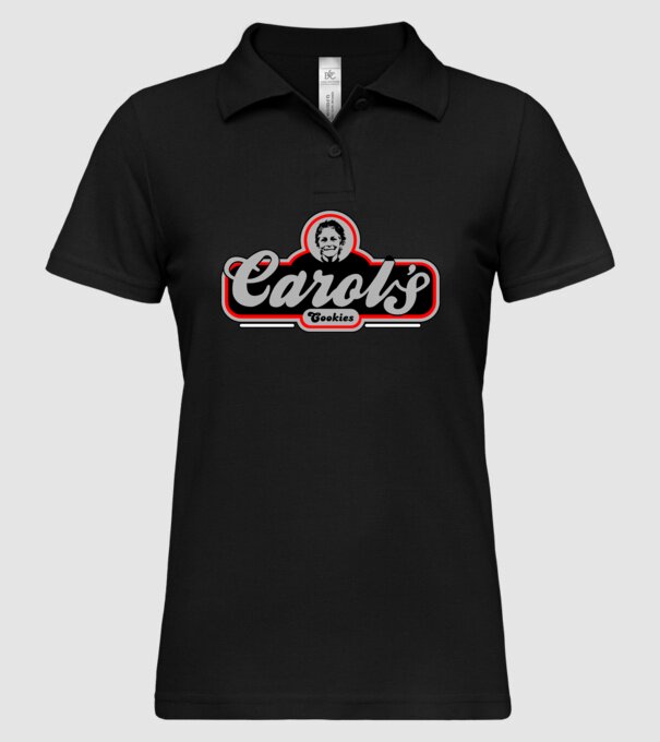 Carols cookies model negru pe tricou