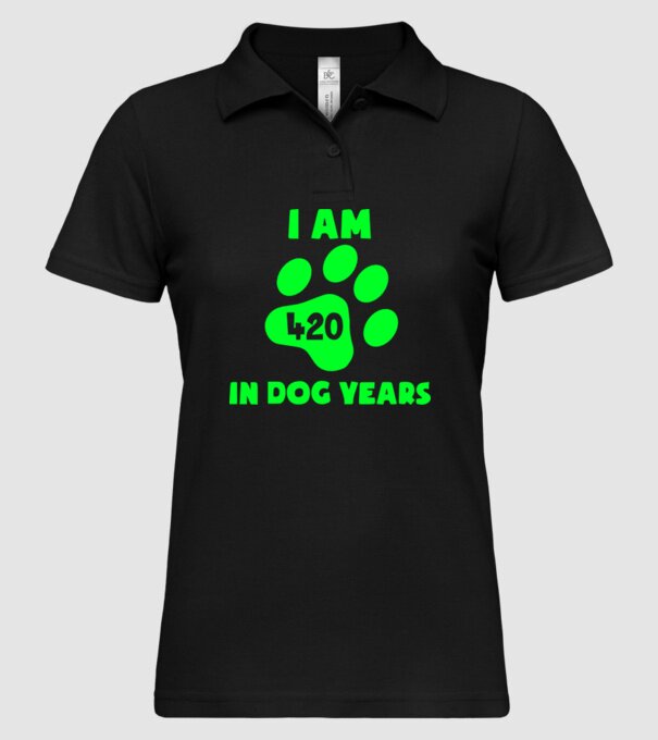 Dog Year - 420 model negru pe tricou