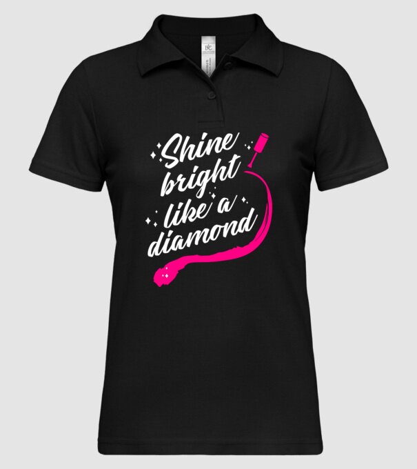 Versuri nail artist model negru pe tricou