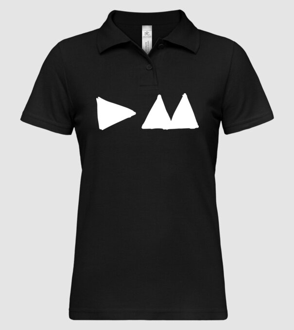 Depeche Mode triangle model negru pe tricou