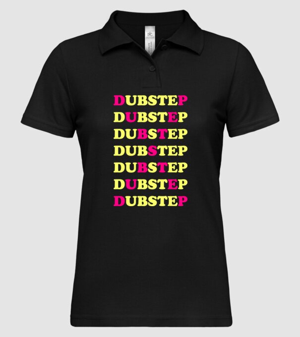 Dubstep model negru pe tricou