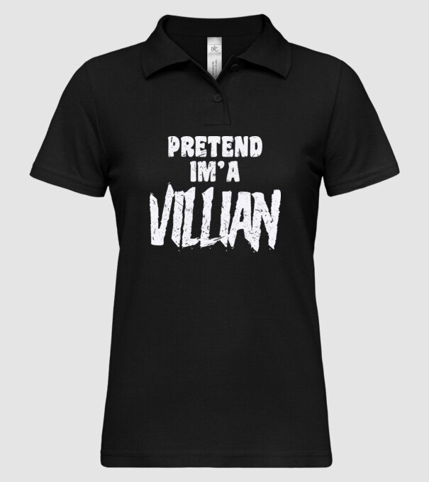 Villian carnaval model negru pe tricou