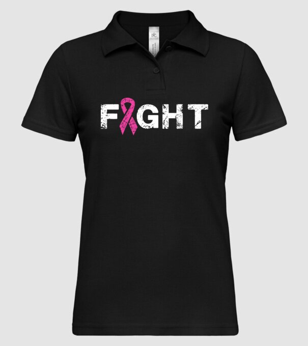 Fight model negru pe tricou