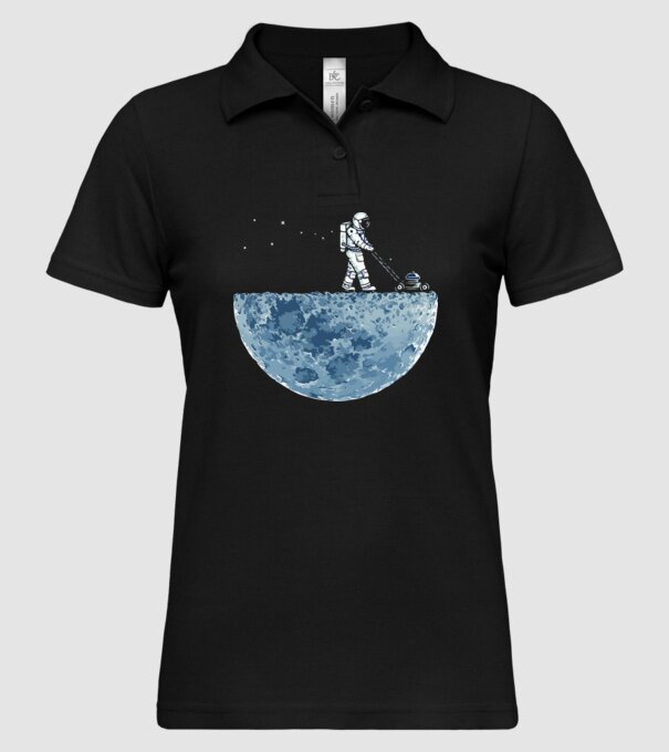 Funny astrounaut model negru pe tricou
