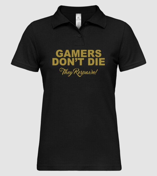 'Gamers don''t lie' model negru pe tricou