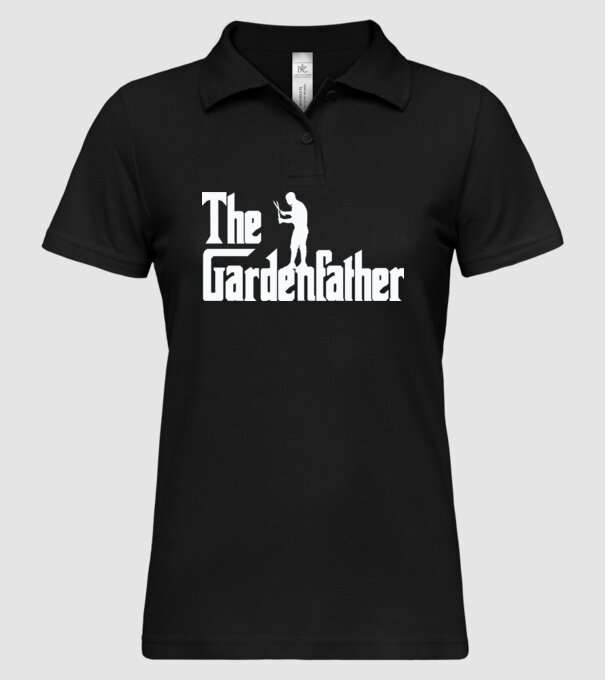 The Gardenfather model negru pe tricou