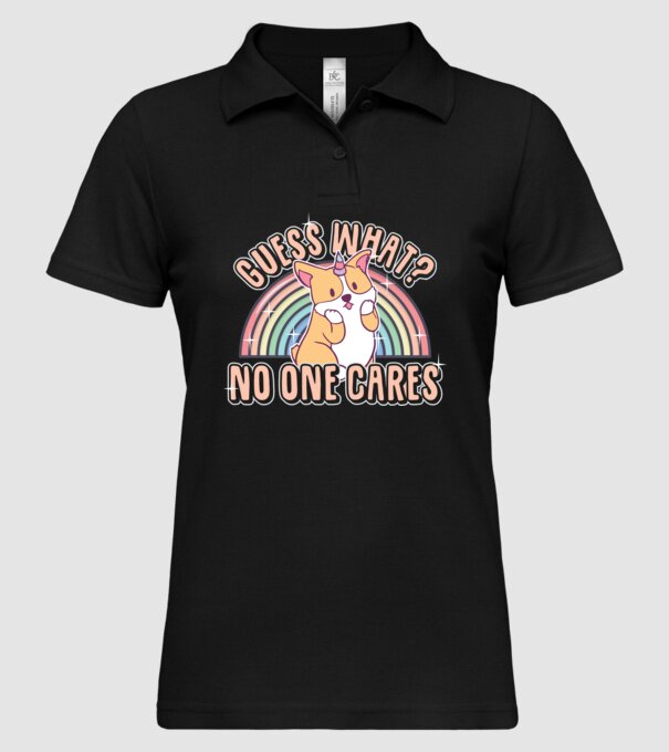 Guess what corgicorn model negru pe tricou