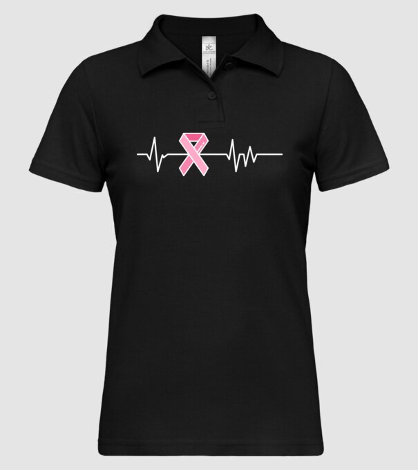 Heartbeat faith model negru pe tricou