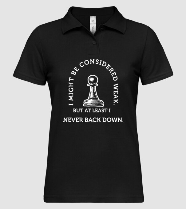 I might be considered weak drk model negru pe tricou